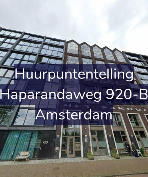 Foto gevel Huurpuntentelling voor Haparandaweg 920-B, Amsterdam