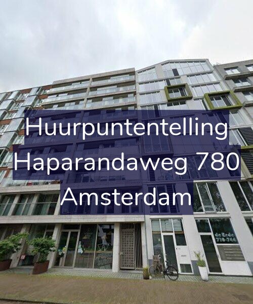 Foto gevel Huurpuntentelling voor Haparandaweg 780, Amsterdam