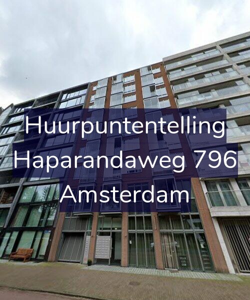 Foto gevel Huurpuntentelling voor Haparandaweg 796, Amsterdam