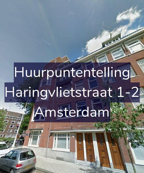 Foto gevel Huurpuntentelling voor Haringvlietstraat 1-2, Amsterdam