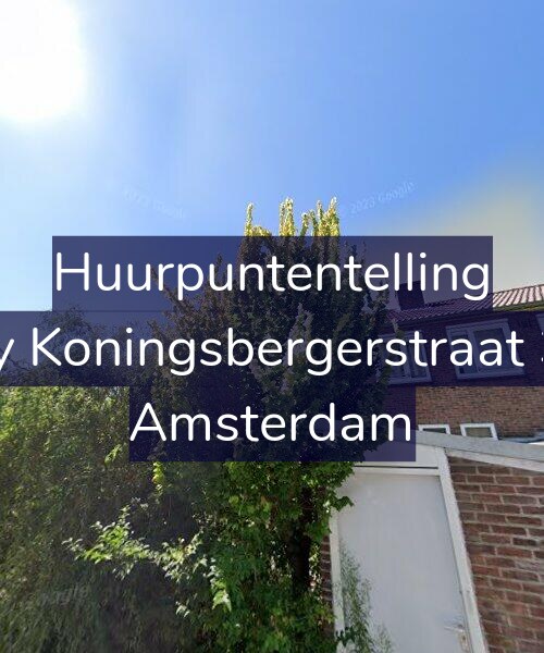 Foto gevel Huurpuntentelling voor Harry Koningsbergerstraat 33-H, Amsterdam