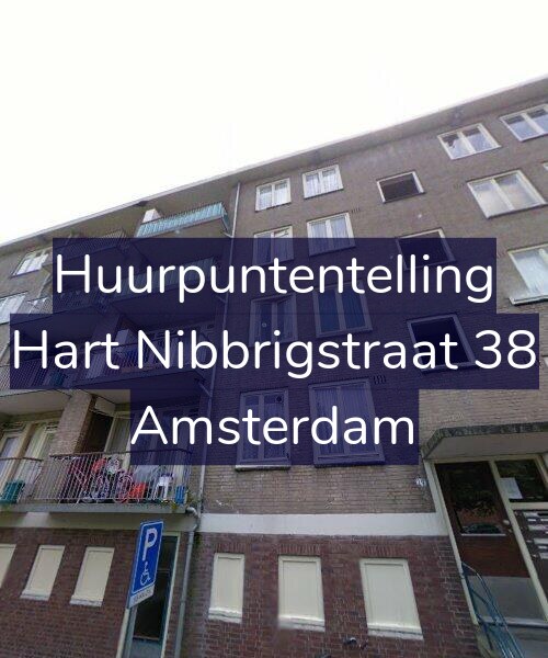 Foto gevel Huurpuntentelling voor Hart Nibbrigstraat 38, Amsterdam