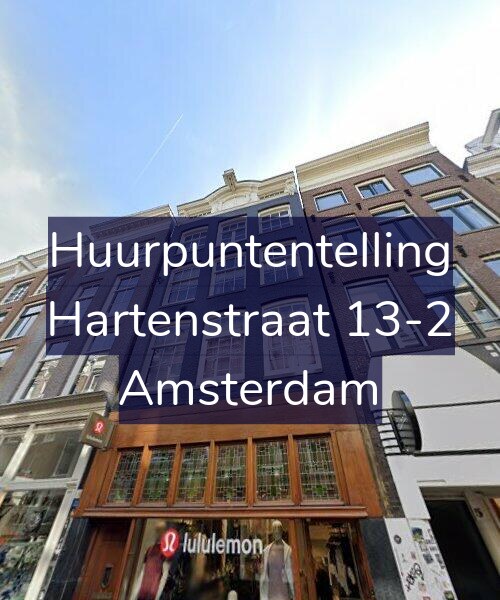 Foto gevel Huurpuntentelling voor Hartenstraat 13-2, Amsterdam