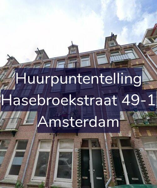 Foto gevel Huurpuntentelling voor Hasebroekstraat 49-1, Amsterdam