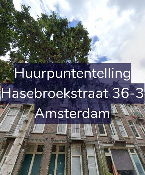 Foto gevel Huurpuntentelling voor Hasebroekstraat 36-3, Amsterdam