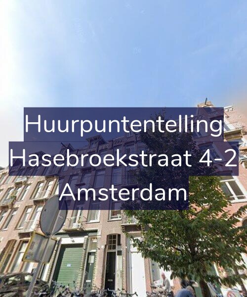 Foto gevel Huurpuntentelling voor Hasebroekstraat 4-2, Amsterdam