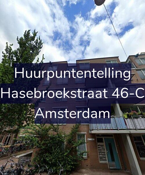 Foto gevel Huurpuntentelling voor Hasebroekstraat 46-C, Amsterdam
