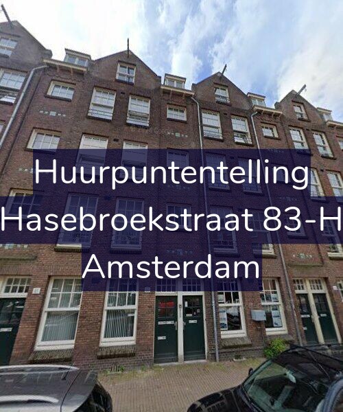 Foto gevel Huurpuntentelling voor Hasebroekstraat 83-H, Amsterdam
