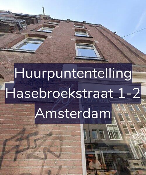 Foto gevel Huurpuntentelling voor Hasebroekstraat 1-2, Amsterdam