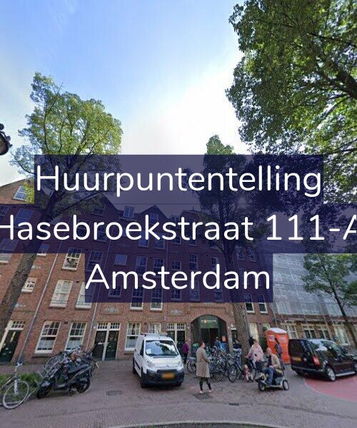 Foto gevel Huurpuntentelling voor Hasebroekstraat 111-A, Amsterdam