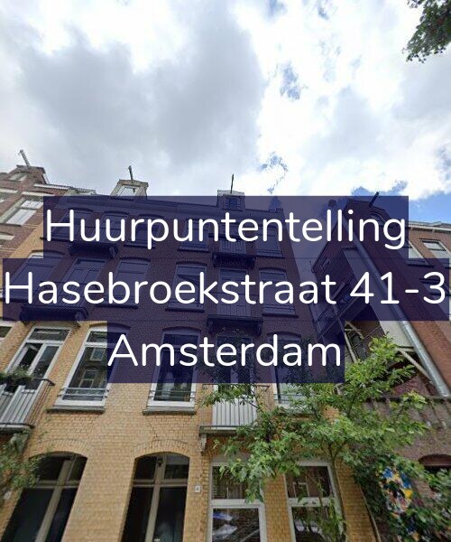 Foto gevel Huurpuntentelling voor Hasebroekstraat 41-3, Amsterdam