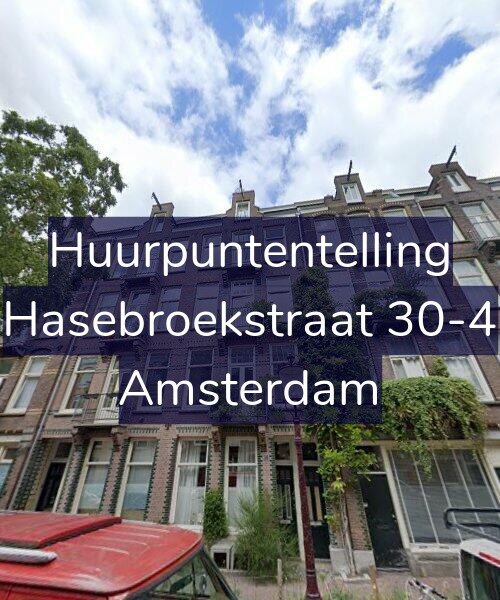 Foto gevel Huurpuntentelling voor Hasebroekstraat 30-4, Amsterdam