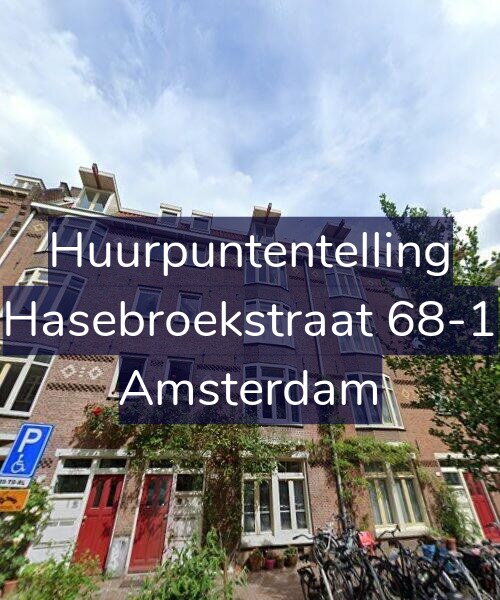 Foto gevel Huurpuntentelling voor Hasebroekstraat 68-1, Amsterdam