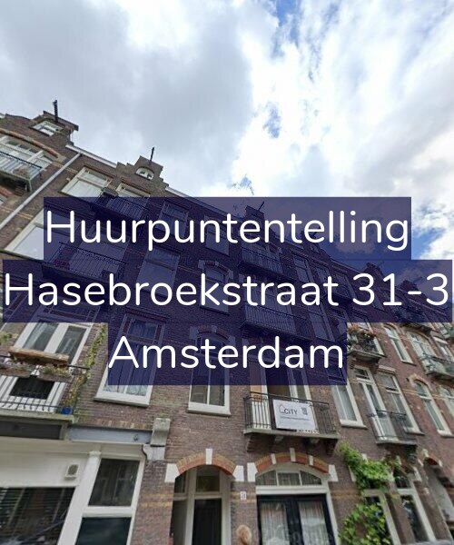 Foto gevel Huurpuntentelling voor Hasebroekstraat 31-3, Amsterdam