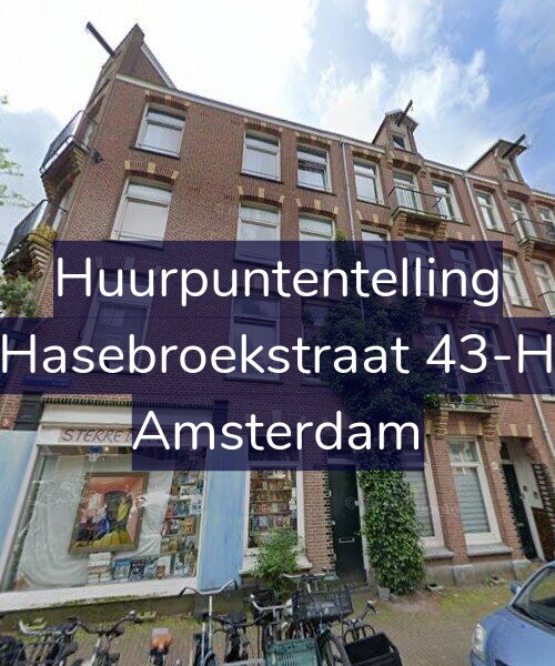 Foto gevel Huurpuntentelling voor Hasebroekstraat 43-H, Amsterdam