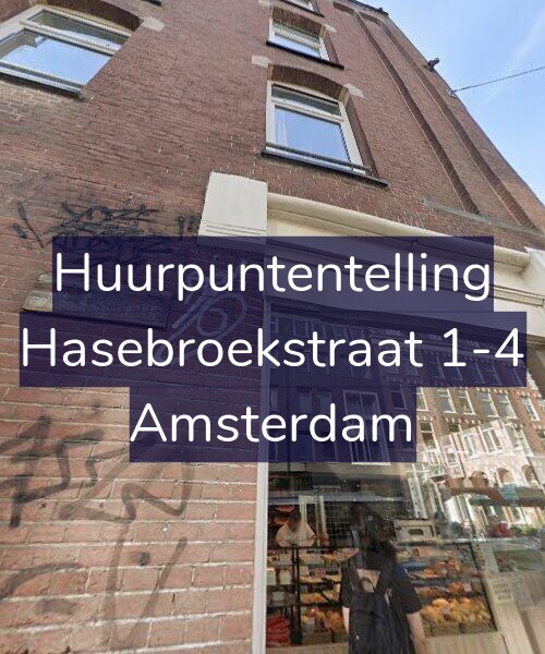 Foto gevel Huurpuntentelling voor Hasebroekstraat 1-4, Amsterdam