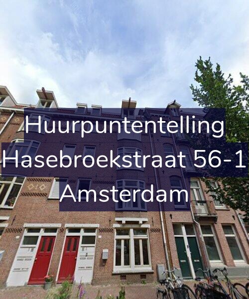 Foto gevel Huurpuntentelling voor Hasebroekstraat 56-1, Amsterdam