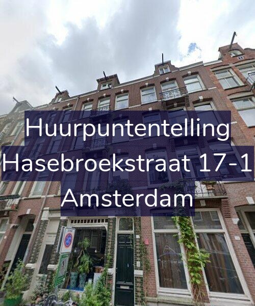 Foto gevel Huurpuntentelling voor Hasebroekstraat 17-1, Amsterdam