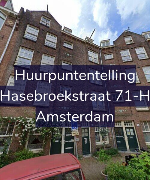 Foto gevel Huurpuntentelling voor Hasebroekstraat 71-H, Amsterdam