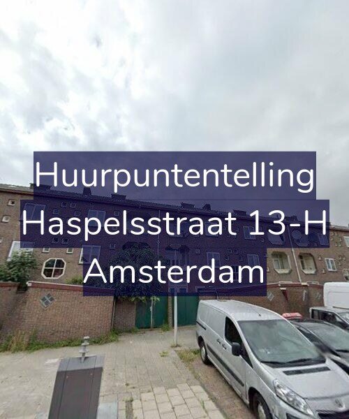 Foto gevel Huurpuntentelling voor Haspelsstraat 13-H, Amsterdam