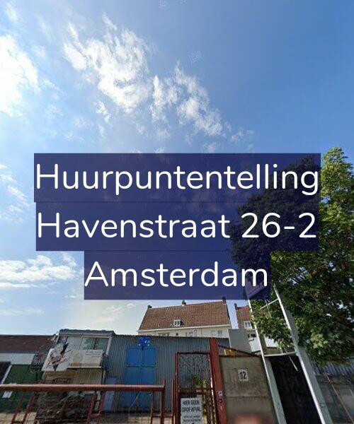 Foto gevel Huurpuntentelling voor Havenstraat 26-2, Amsterdam