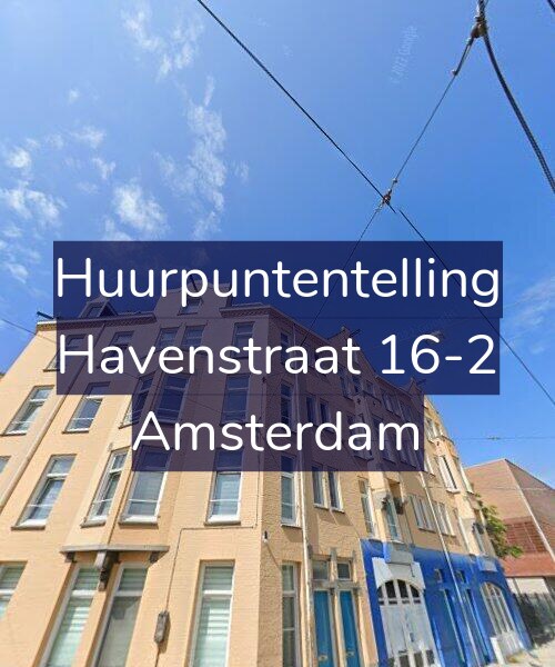 Foto gevel Huurpuntentelling voor Havenstraat 16-2, Amsterdam