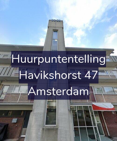 Foto gevel Huurpuntentelling voor Havikshorst 47, Amsterdam