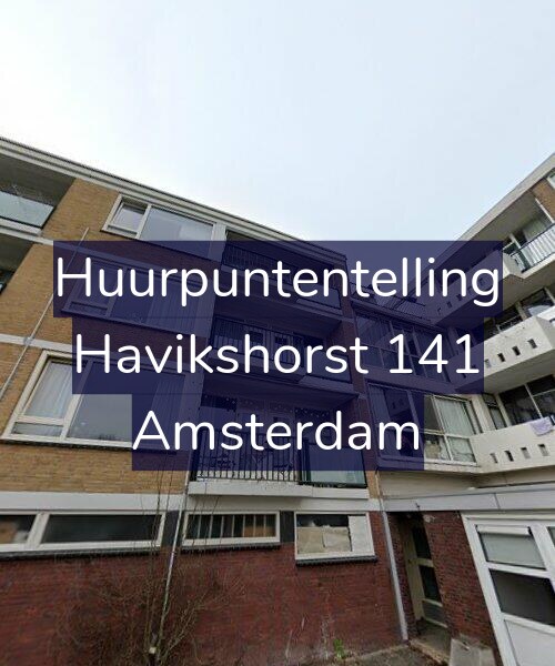 Foto gevel Huurpuntentelling voor Havikshorst 141, Amsterdam