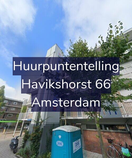 Foto gevel Huurpuntentelling voor Havikshorst 66, Amsterdam