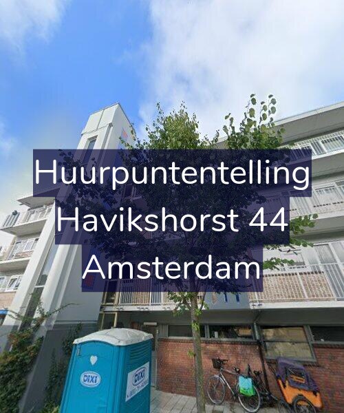 Foto gevel Huurpuntentelling voor Havikshorst 44, Amsterdam