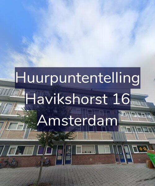 Foto gevel Huurpuntentelling voor Havikshorst 16, Amsterdam