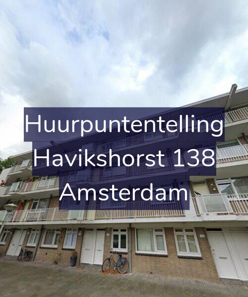 Foto gevel Huurpuntentelling voor Havikshorst 138, Amsterdam