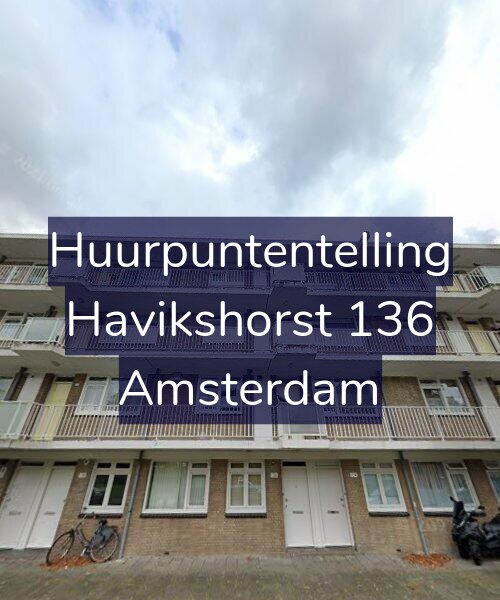 Foto gevel Huurpuntentelling voor Havikshorst 136, Amsterdam