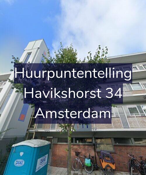 Foto gevel Huurpuntentelling voor Havikshorst 34, Amsterdam
