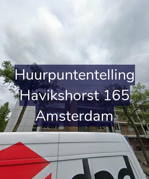 Foto gevel Huurpuntentelling voor Havikshorst 165, Amsterdam