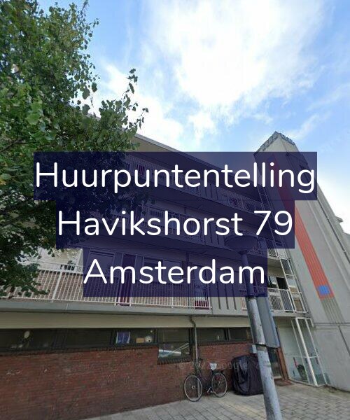 Foto gevel Huurpuntentelling voor Havikshorst 79, Amsterdam