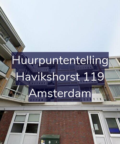 Foto gevel Huurpuntentelling voor Havikshorst 119, Amsterdam
