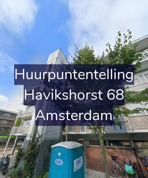 Foto gevel Huurpuntentelling voor Havikshorst 68, Amsterdam
