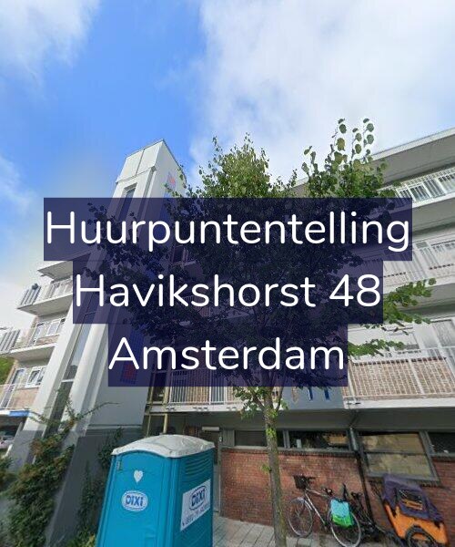 Foto gevel Huurpuntentelling voor Havikshorst 48, Amsterdam