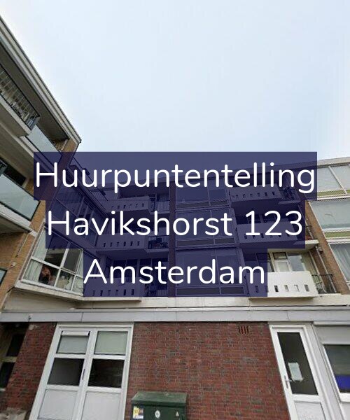 Foto gevel Huurpuntentelling voor Havikshorst 123, Amsterdam
