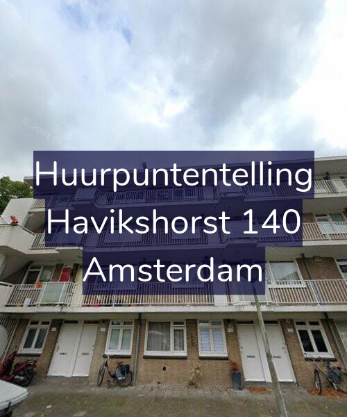 Foto gevel Huurpuntentelling voor Havikshorst 140, Amsterdam
