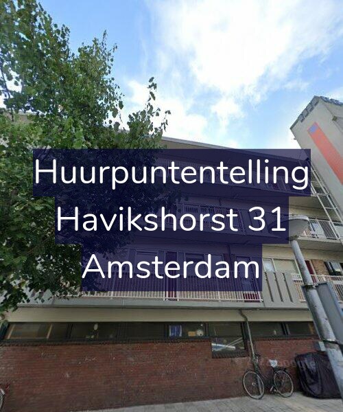Foto gevel Huurpuntentelling voor Havikshorst 31, Amsterdam