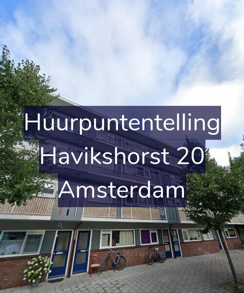 Foto gevel Huurpuntentelling voor Havikshorst 20, Amsterdam