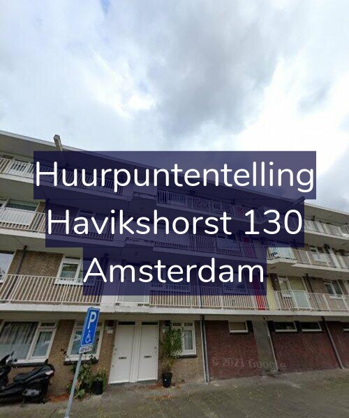 Foto gevel Huurpuntentelling voor Havikshorst 130, Amsterdam