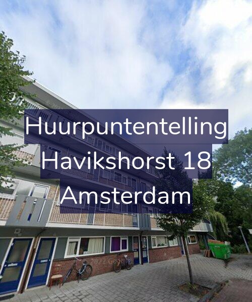 Foto gevel Huurpuntentelling voor Havikshorst 18, Amsterdam