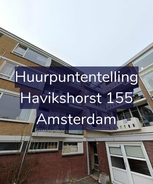 Foto gevel Huurpuntentelling voor Havikshorst 155, Amsterdam