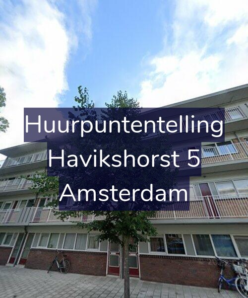 Foto gevel Huurpuntentelling voor Havikshorst 5, Amsterdam
