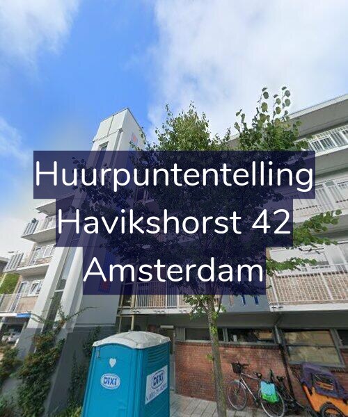 Foto gevel Huurpuntentelling voor Havikshorst 42, Amsterdam