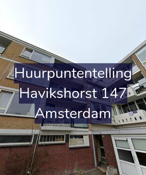 Foto gevel Huurpuntentelling voor Havikshorst 147, Amsterdam
