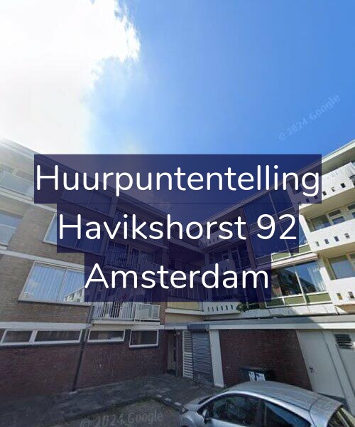 Foto gevel Huurpuntentelling voor Havikshorst 92, Amsterdam